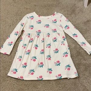 T-shirt material long sleeve dress